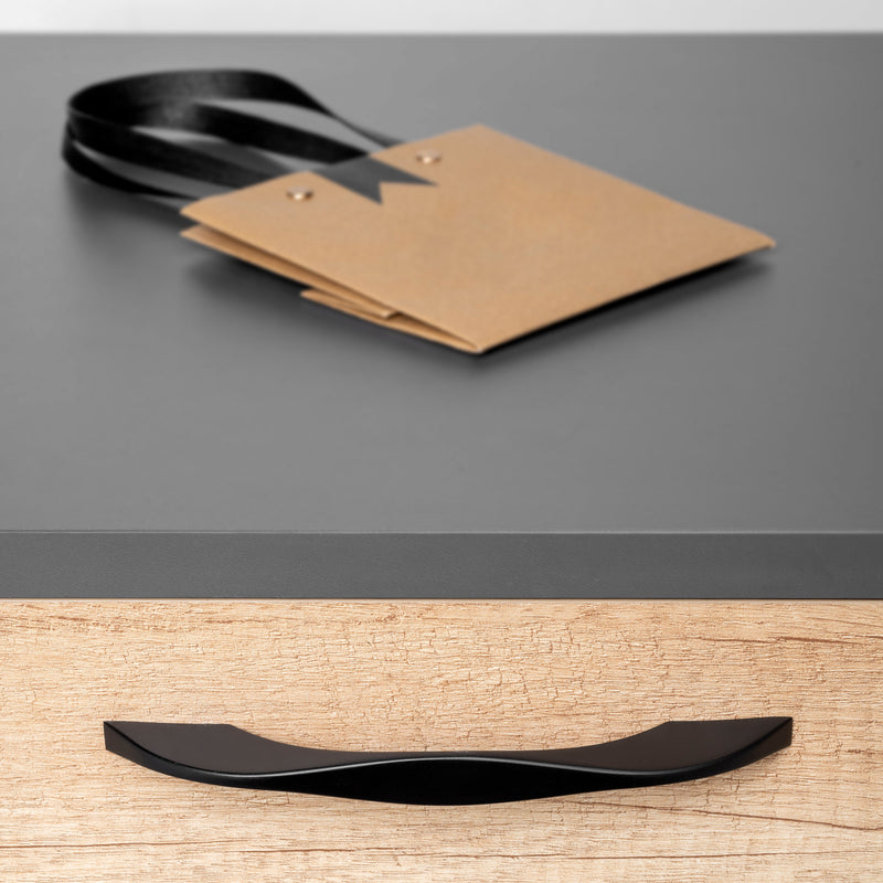 Set 20 Maniglie per Mobili 224 mm in Zama Emuca Varna Nero