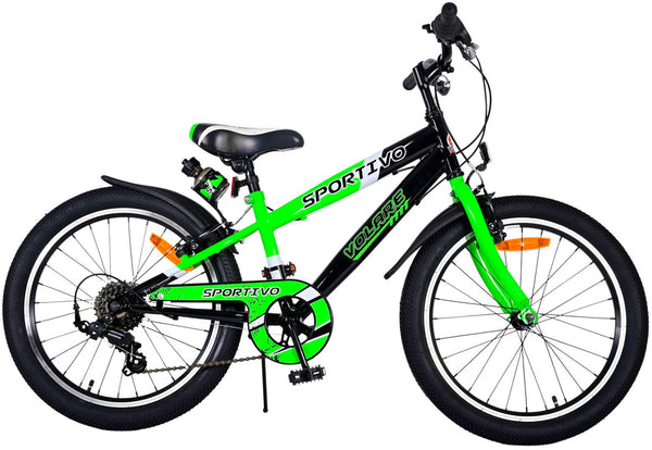 Bicicletta MTB Ragazzo 20” 7V in Metallo Sportivo Verde acquista