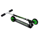 Monopattino per Bambini Pieghevole in Alluminio Nero e Verde 