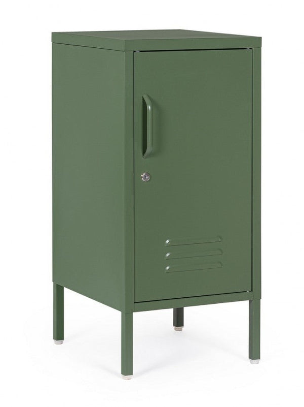 sconto Comodino 1 Anta 40x35x76 cm Cambridge in Acciaio Verde
