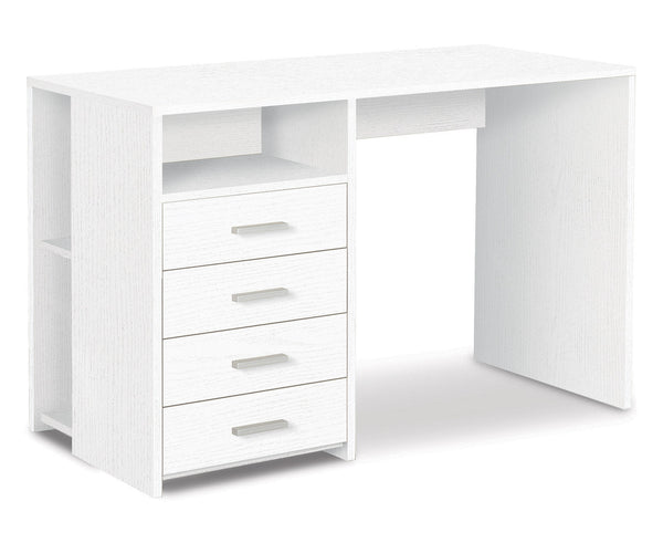prezzo Scrivania da Ufficio 4 Cassetti 120x76x55 cm Bianco Fiammato