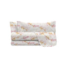 Set Lenzuola Karma Sopra Sotto e Federe in Poliestere Bouquet Rosa Varie Misure