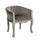 Coreen Sessel in Taupe Velvet 61x61x71 h cm in Taubenholz