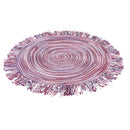 Set 6 Tovagliette con Frange Ø45x0,5 cm  in Polipropilene VdE Tivoli 1996 Shades of Provence