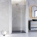 Porta Parete Doccia 1 Anta Battente in Cristallo Trasparente 8mm H195 Bonussi Isabel Varie Misure