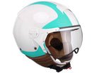 Casco Demi-Jet per Scooter Visiera Sagomata CGM Positano 107V Bianco Varie Misure