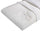 Kissen 42x72x11 cm aus weißem Memory Foam