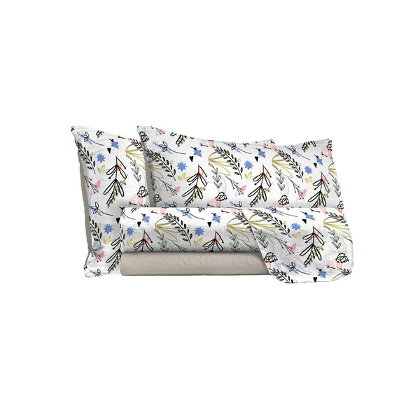 Bettwäsche-Set mit Aufdruck oben und unten und Kissenbezüge Provence in verschiedenen Größen online