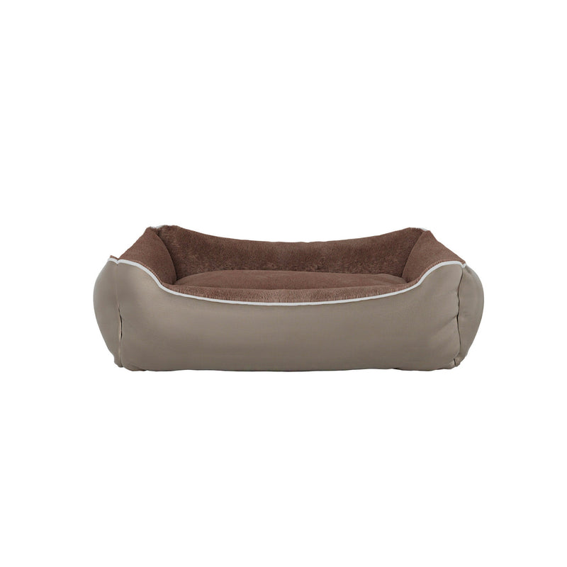 Cuccia Imbottita per Cani e Gatti in Poliestere Nuvola Beige