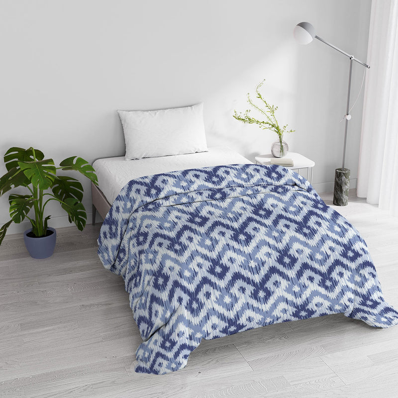 Trapunta Invernale Stampata in Microfibra 200gr Double Face Rombi Varie Misure