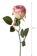 Set 8 Rose Artificiali Boccio 50 cm 