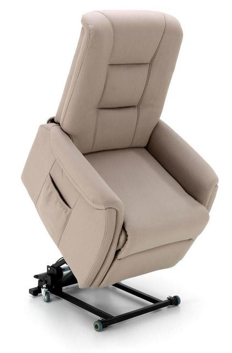 prezzo Elektrischer Liftsessel 1 Motor aus taubengrauem Kunstleder