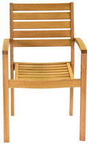 Sedia da Giardino in Legno Naturale Nanchino