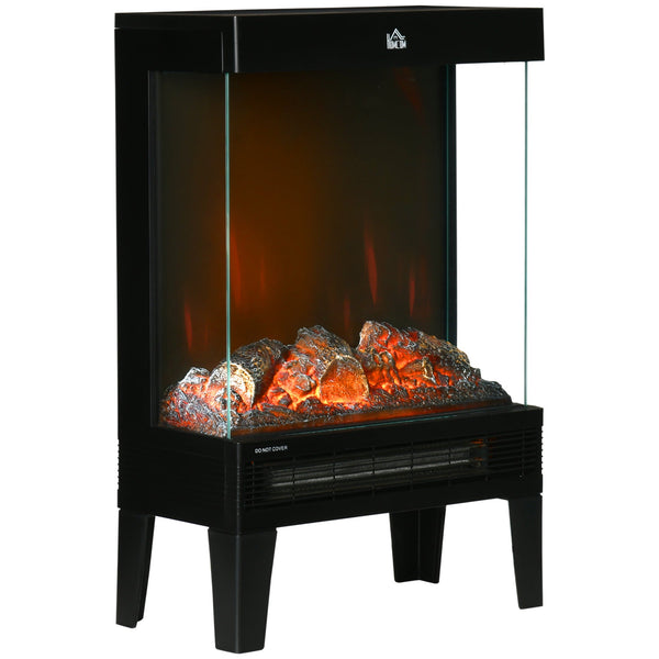 online Elektrischer Kamin 2000 W 40,5 x 20 x 62 cm mit LED-Flammeneffekt Schwarz