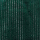 Copri base albero tessuto verde e argento tondo cm Ø56xh25