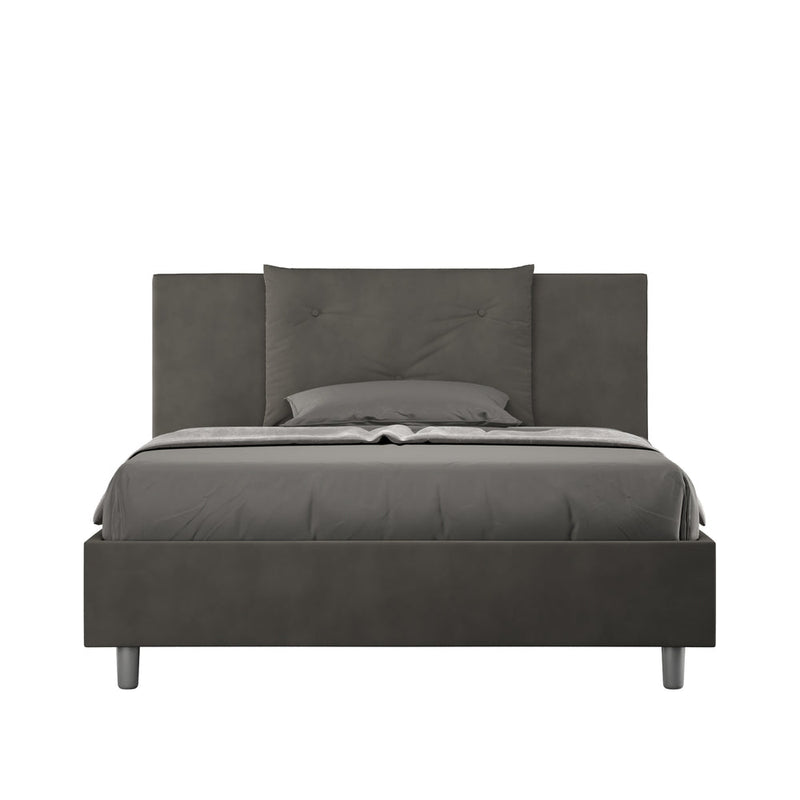 Letto Matrimoniale Appia Grigio Varie Misure