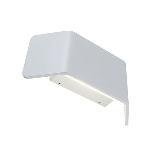 acquista 9W Flared Outdoor LED Wandleuchte Sovil Flap White