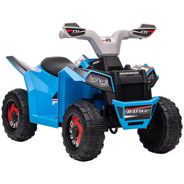 acquista Mini Quad Elettrico per Bambini 6V Blu Grigio e Nero
