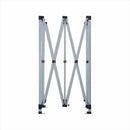 Gazebo da Giardino Pieghevole 3x6m in Alluminio e Tessuto Bianco
