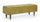 2er Bettseitenbank 120x42x42 cm mit olivgrünem Kira Staufach