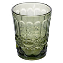 Set 6 Bicchieri Acqua Nobilis in Vetro VdE Tivoli 1996 Verde scuro