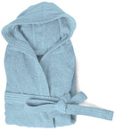 Accappatoio in Spugna 100% Cotone Azzurro