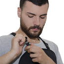 Coprigambe con Pettorina per Moto Scooter Impermeabile T.J. Marvin D02 Nero