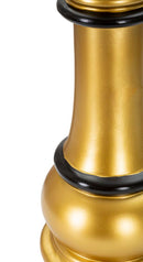 Regina da Scacchi 15x50x15 cm in Poliresina Oro/Nero