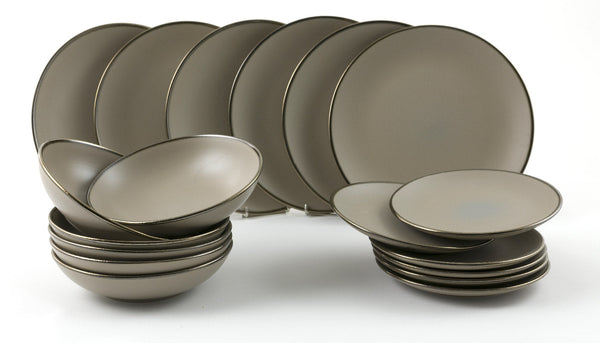 Tafelservice aus Steinzeug 18-teilig Villa d'Este Home Tivoli Cala Dorata Gelb prezzo