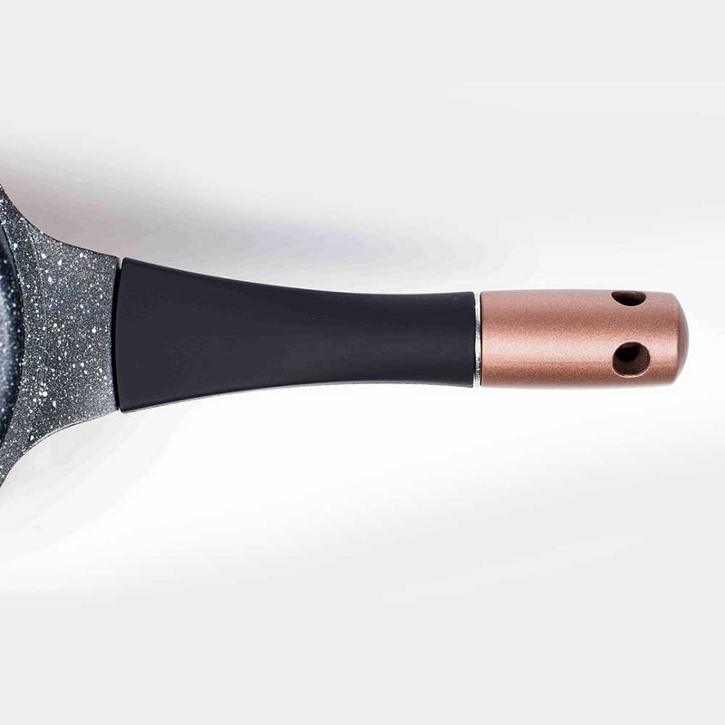 Batteria di Pentole 14 Pezzi in Pietra Lavica Antiaderente Induzione