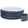 Aufblasbarer beheizter Outdoor-Whirlpool Ø180x68 cm 930 Liter Dunkelblau