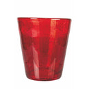 Set 6 Bicchieri Acqua Cancun Sunset in Vetro VdE Tivoli 1996 Rosso