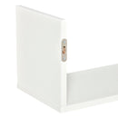 Set 3 Mensole da Parete 80x18x18 cm in MDF Bianco  