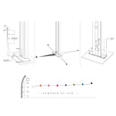 Doccia Solare da Esterno Giardino 25L Miscelatore Temporizzato e Lavapiedi Arkema Jolly S Vari Colori