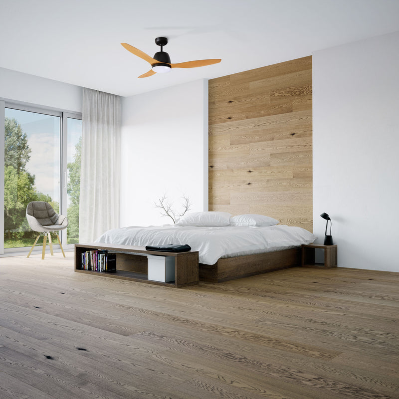 Ventilatore da Soffitto con 3 Pale in Abs Ø120 cm 3 Velocità Martec Elite Bianco