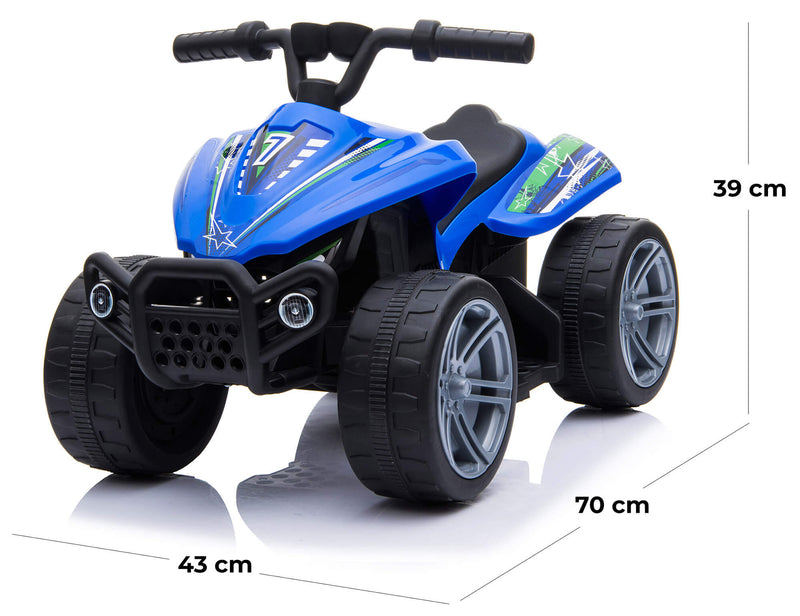 Mini Quad Elettrico per Bambini 6V Miller Blu