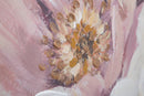 Dipinto su Tela Soft Flower 100x3,7x80 cm in Legno di Pino e Canvas Multicolor