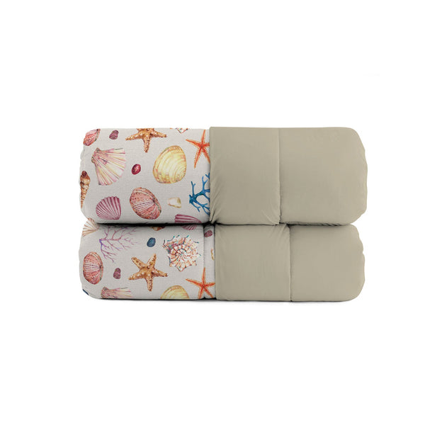 Trapunta Invernale Stampata in Microfibra 200gr Double Face Marea Varie Misure online