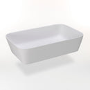 Lavabo da Appoggio 55x35x13,5 cm in Resina TFT Dublino 3 Bianco Opaco