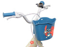 Bicicletta per Bambina 14"" 2 Freni con Licenza Disney Stitch Bianca