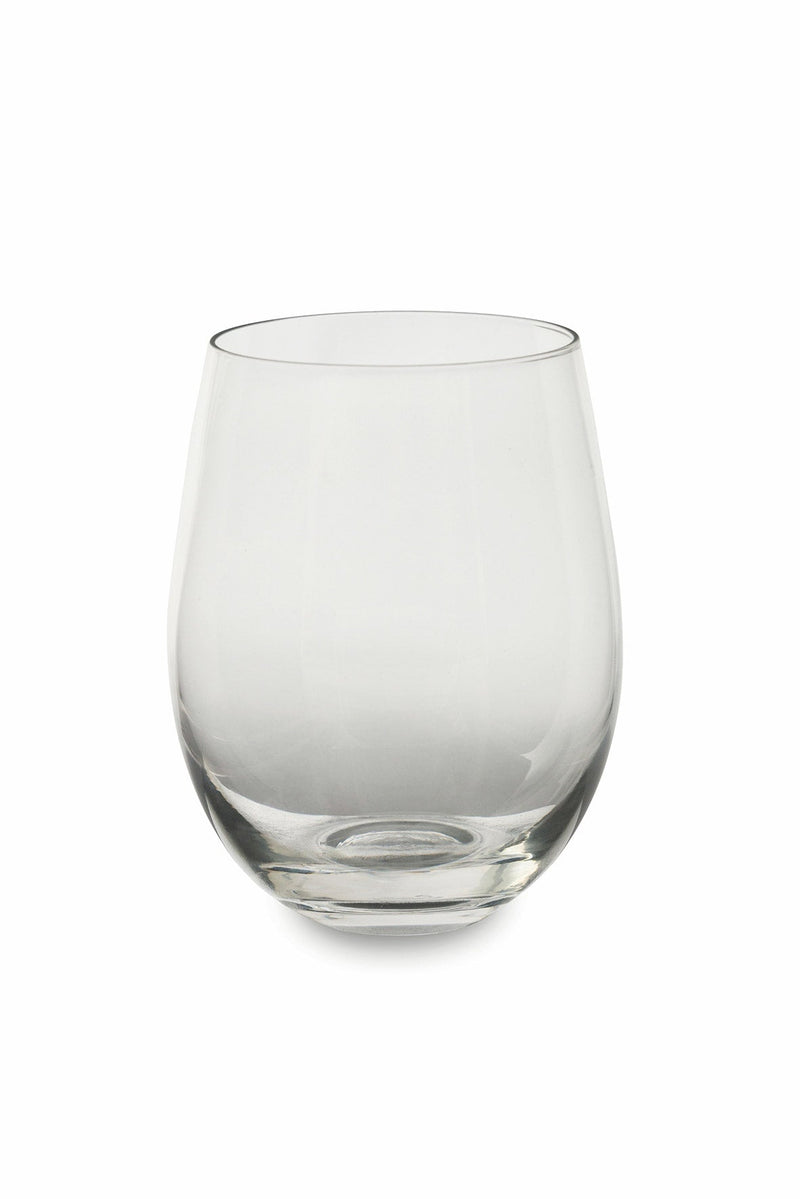 Set 6 Bicchieri Ø9x12 cm in Vetro Villa d'Este Home Tivoli Trasparenti