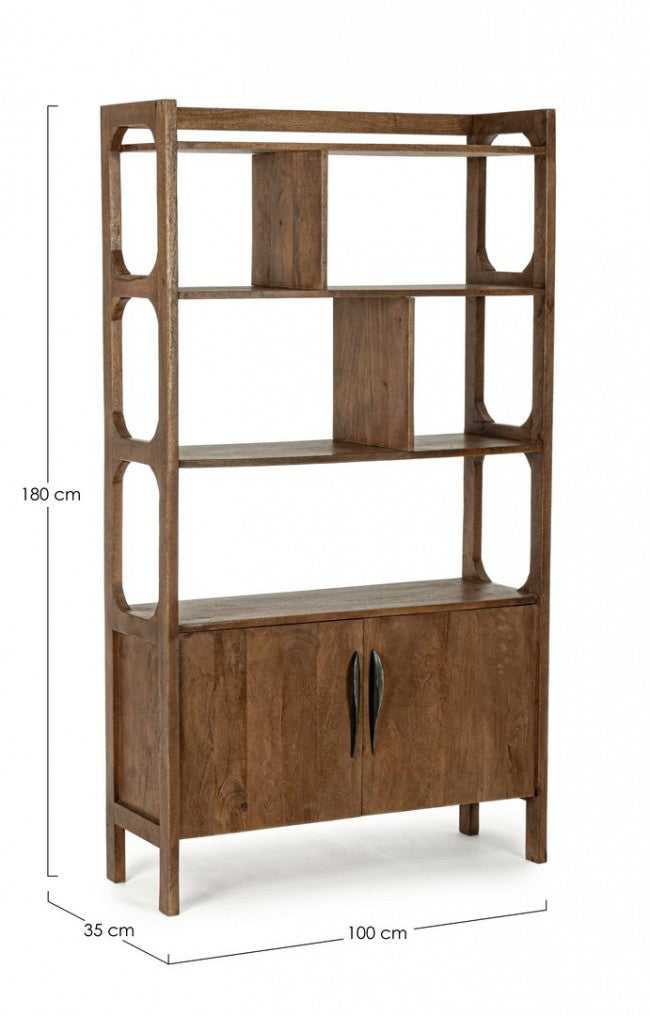 Libreria 2 Ante 100x35x180h cm Sherman 