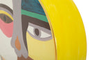Vaso Piccassy Color Round 23x9x28 cm in Ceramica Multicolor      
