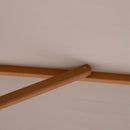 Ombrellone da Giardino 2x3 m in Legno con Copertura Rimovibile in Poliestere Grigio 