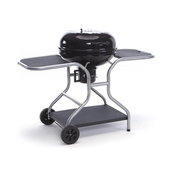 Holzkohlegrill Holzkohle mit Taddei Round 61 Trolley Thermometer und Ölsammler sconto