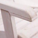 Sedia a Dondolo 58x99xH104 cm in Abete Bianco