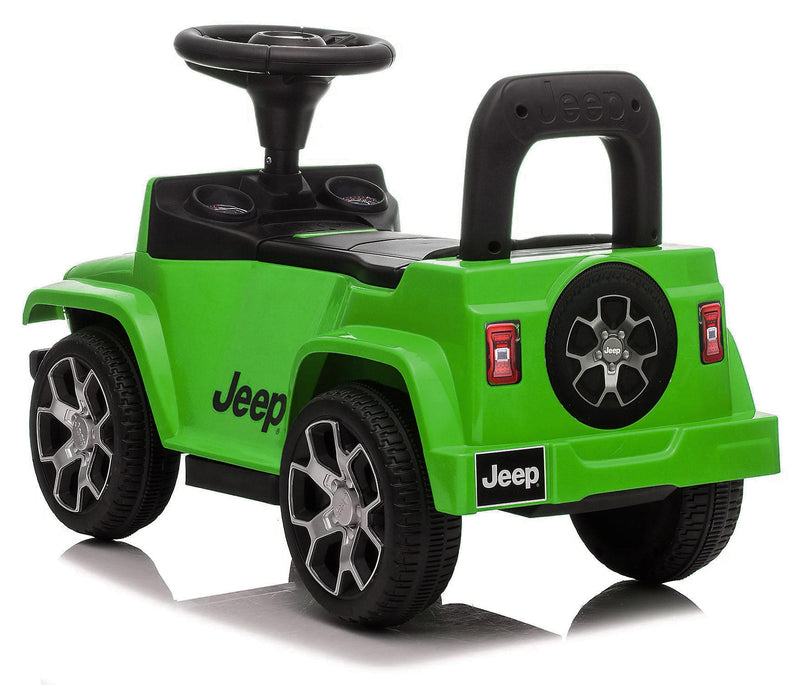 Macchina Cavalcabile per Bambini con Licenza Jeep Rubicon Verde