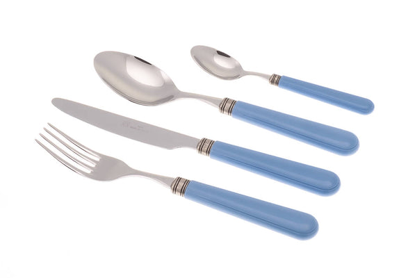 Service-Set Besteck 24-teilig in Rivadossi Sandro Mistral Blue Edelstahl sconto