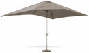 Ombrellone da Giardino 3x4 m Palo Ø48 mm in Alluminio Soriani Tortora