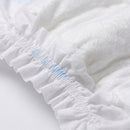 48 pezzi Pannolini per Cani Femmina Taglia M 48x35x1 cm con Fascia Elastica Regolabile Bianco      